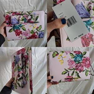 Betsey Johnson floral oversized clutch
